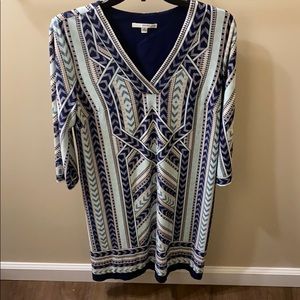 Beautiful blue/navy patterned dress